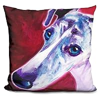 Greyhound-Myrtle Decorative Accent Throw Pillow