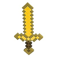 Minecraft Iron Sword, Life-Size Role-Play Toy & Costume Accessory Inspired  by the Video Game 
