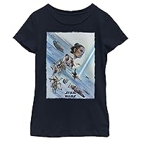 Fifth Sun Star Wars: The Rise of Skywalker Rey Poster Girls Short Sleeve Tee Shirt