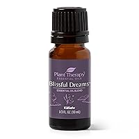 Blissful Dreams Essential Oil Blend, For Relaxation While Supporting Quality Rest, Grounding and Soothing, Lovely Bedtime Aroma, 10 mL (1/3 oz) 100% Pure, Undiluted, Natural Aromatherapy