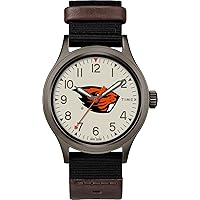 Timex Tribute Men's Collegiate Pride 40mm Watch - Oregon State Beavers with Black Fastwrap Strap