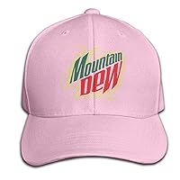Men's Mountain Dew Energy Drinks Baseball Hats Pink