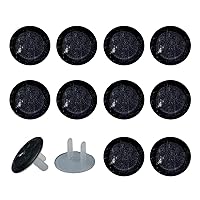 Outlet Plug Covers (12 Pack), Electrical Protector Safety Caps Prevent Shock Hazard Grunge