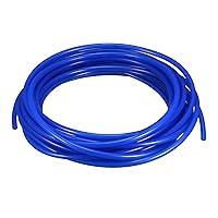 uxcell Pneumatic Air Tubing, 6mm OD x 4mm ID 9m(29.5Ft) PU Polyurethane Air Compressor Tubing Hose Pipe Blue