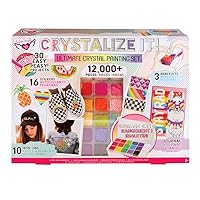 Fashion Angels CRYSTALLIZE IT! Crystal Painting Set Ultimate Kit (12380), Rhinestone Paint by Number, Ages 8 and up