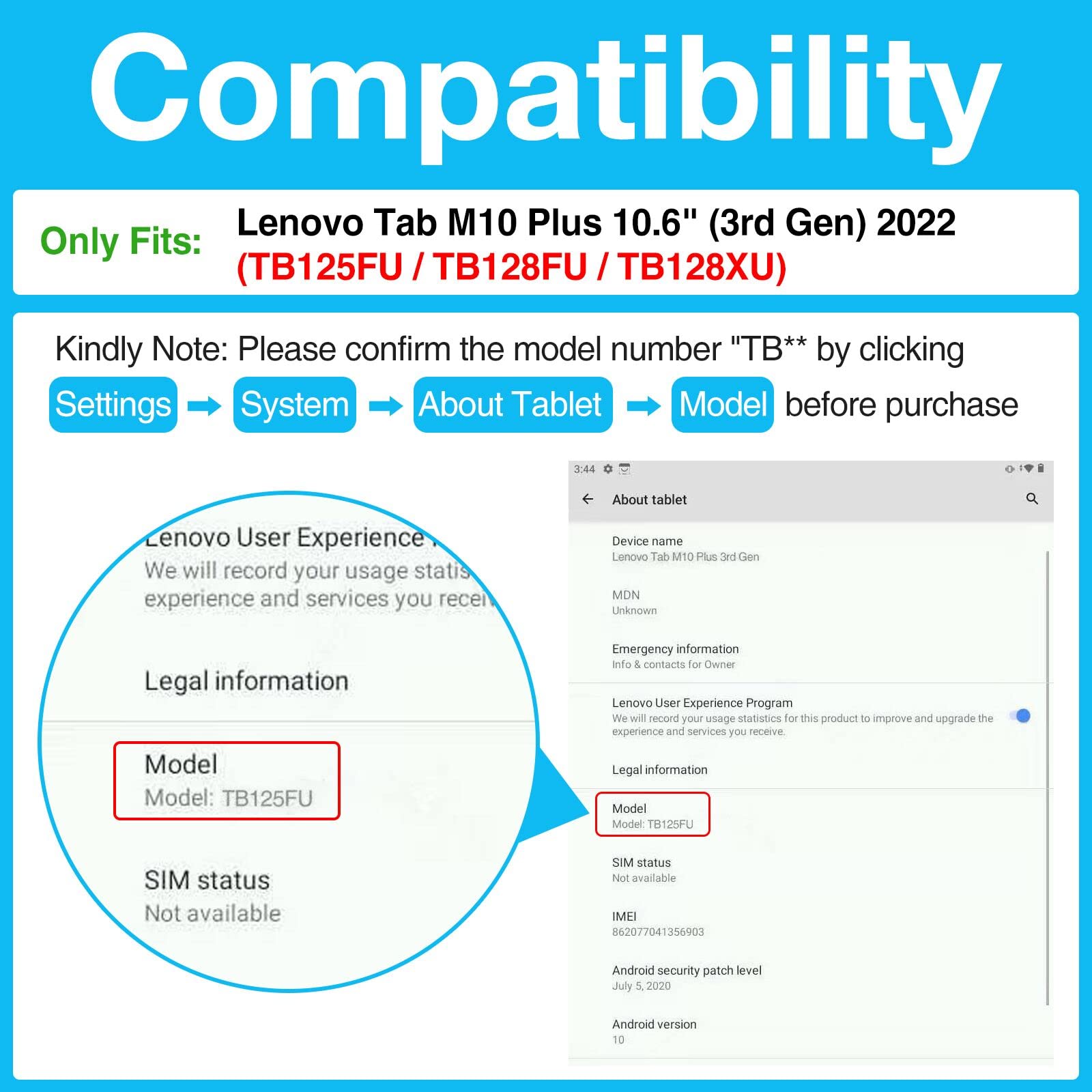 Mua ProCase Lenovo Tab M10 Plus 3rd Generation Case (2022) 