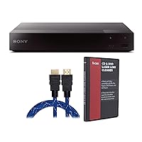Sony BDP-S3700 Home Theater Streaming Blu-Ray Disc Player (Black) with Focus DVD Lens Cleaner and High Performance Bundle (3 Items)