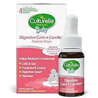 Culturelle Baby Digestive Calm & Comfort Probiotic (Age 0-12 Mos) 8.5Ml, Helps Periodic Colic, Gas, Fussiness, Crying & Digestive Upset In Infants & Newborns, Vegan Non-Gmo Gluten-Free, 1 Mos. Supply