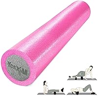 Yes4All Soft-Density Foam Roller 12, 18, 24, 36 inch - Premium Two-Layer PE for Back Pain Relief, Deep Tissue, Legs Massage, Physical Therapy, Muscle Recovery and Exercises