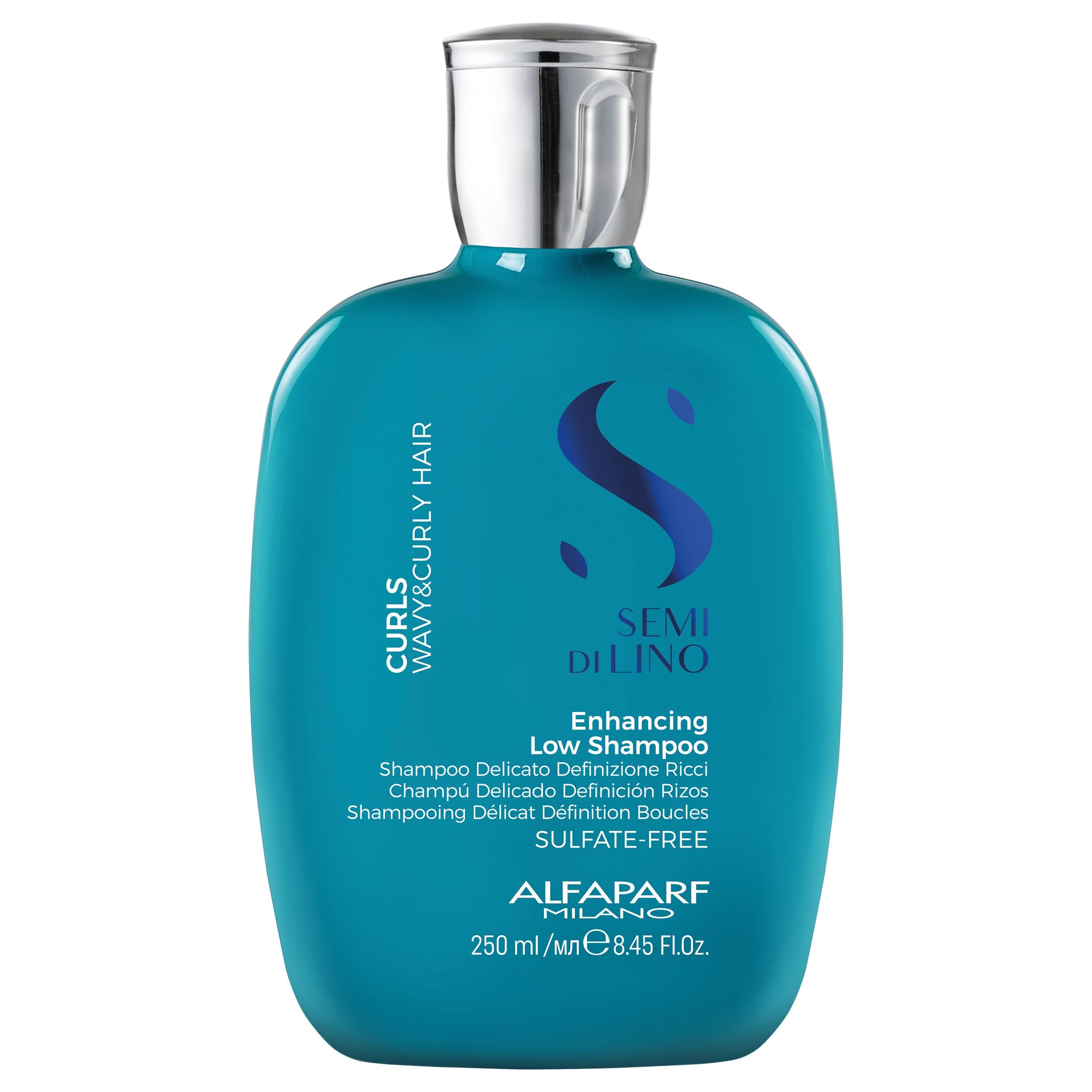 Alfaparf Milano Semi di Lino Curls Gift Set for Wavy and Curly Hair - Sulfate Free Shampoo, Mask and Defining Cream - Defines and Hydrates - Humidity Protection - Adds Shine and Softness