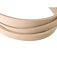 Stonestreet Extra Heavy Veg Tan B Grade Leather Strap, 1” Wide Heavy Weight Thick 12oz - 14oz, 72” in Length, Natural Vegetable Tanned Leather Strip