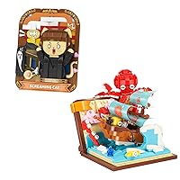 Cute 3D Painting Anime Toy Building Sets,Model Building Kits for Kids and Adults,Screaming Cat Building Blocks Sets,Famous Art Sets for Women,Birthday Gifts for Kids(416+ Pieces Bricks)