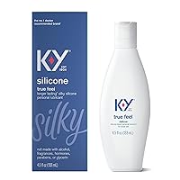True Feel Silicone Lube 4.5 fl oz, Deluxe Personal Lubricant for Couples, Men, Women, Vaginal Moisturizer, Hormone & Paraben Free, Latex Condom Compatible