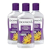 Dickinson's Original Witch Hazel Gentle Balancing Toner, Alcohol Free, 3 count