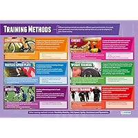 Daydream Education Sports Training Methods | PE Posters | Gloss Paper measuring 33” x 23.5” | Physical Education Charts for the Classroom | Education Charts