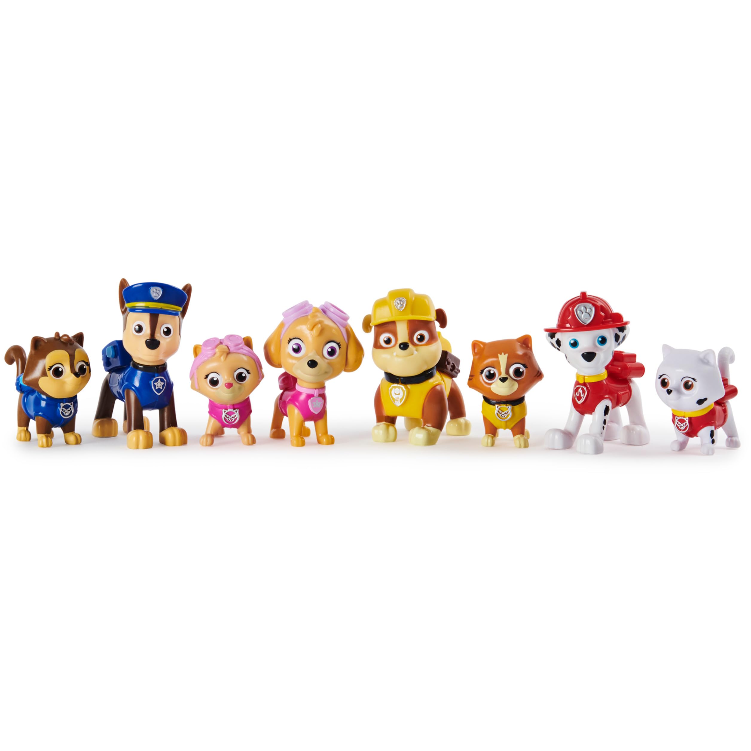 Paw Patrol, Kitty Catastrophe Gift Set with 8 Collectible Toy Figures, for Kids Aged 3 and Up