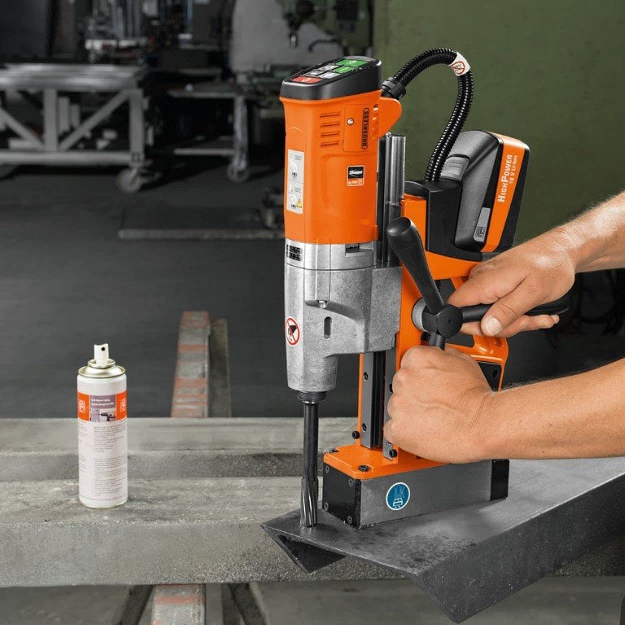 Fein AJMU 137 PMQW Universal Magnetic Cordless Core Drill with 3/4