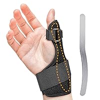 Thumb Brace Fits Both Right and Left Hands, CMC/MCP Joint Thumb Spica Splint for Arthritis Pain and Support, Tendonitis, De Quervains Tendosynovitis, Suit for Men and Women, One Size Fits Most