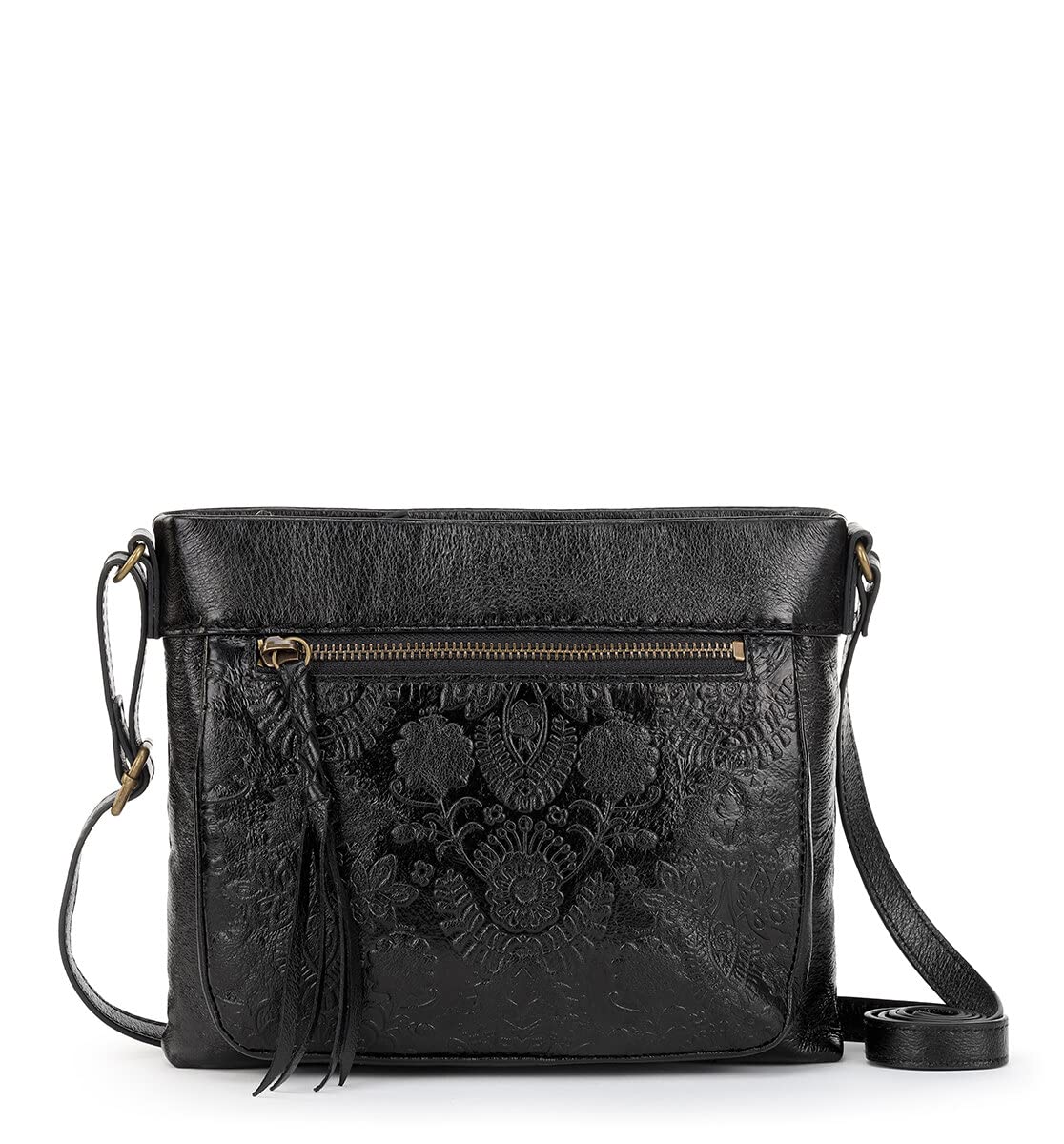 The Sak Womens Sanibel Leather Mini CrossBody Bag