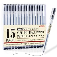 Pilot G2 Premium Refillable and Retractable Gel Ink Pens, Ultra Fine Point (0.38mm), Black and Blue, 8 Count (16591)