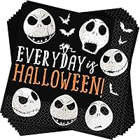 Disney Tim Burton's Nightmare Before Christmas Luncheon Napkins (Pack of 16) - 6.5