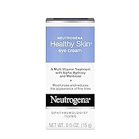 Neutrogena Healthy Skin Anti-Wrinkle Eye Cream with Alpha Hydroxy Acid (AHA), Vitamin A and Vitamin B5 - Firming Under-Eye Cream for Wrinkles and Fine Lines, 0.5 oz