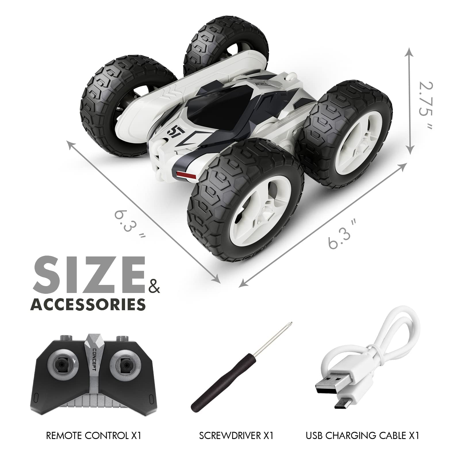 Mua Tecnock Remote Control Car For Kids360 ° Rotating Double Sided