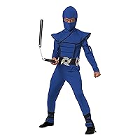 Child Blue Stealth Ninja Costume