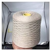 500g Yarn for Knitting Crochet Wool Yarn to Woven Line Threads to Knit DIY Handmake Crocheting (Color : Beige)