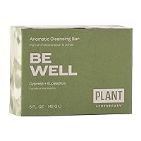 Eucalyptus Soap Bar - Be Well 5oz Scented, Vegan Soap with Shea Butter and Vitamin C for skin, moisturizer and anti-aging protection.