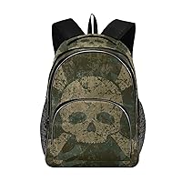 ALAZA Vintage Skull Art Backpack Daypack Laptop Work Travel College Bag for Men Women Fits 15.6 Inch Laptop