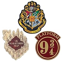 Paper House Productions Harry Potter Hogwarts Symbols Fridge Magnet Set, 3-Pack