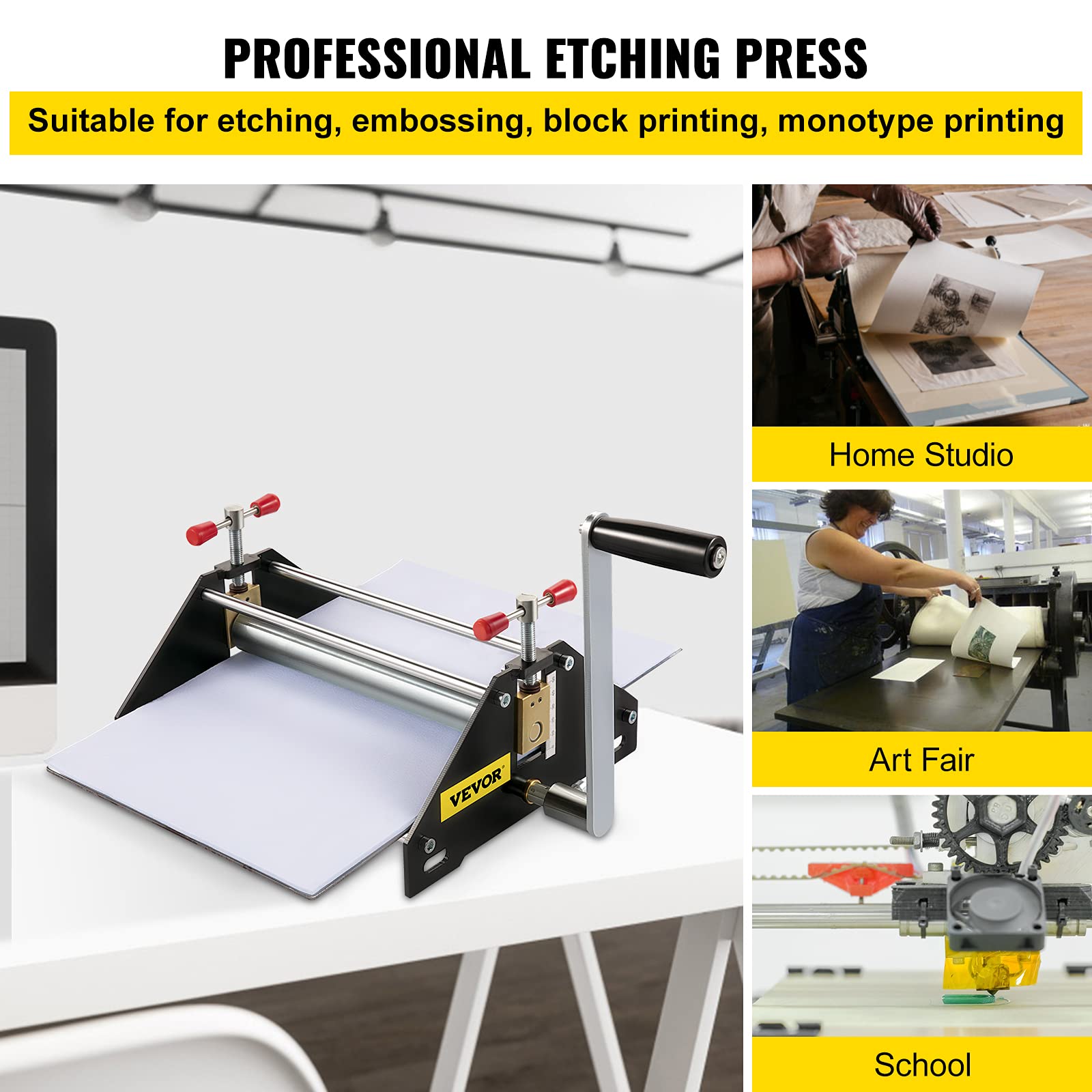VEVOR Basic Etching Press, Printing Size 11