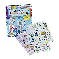 Rite Lite Hanukkah Sticker Book - Jewish Holiday Stickers - Over 200! Party Favors Gifts Decorations for Scrapbooks, Planners, and Rewards Chanukah Arts and Crafts for Endless Hours of Fun!