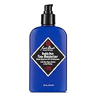 Jack Black Double-Duty Face Moisturizer, SPF 20 Sun Protection, Long Lasting Hydrating Skincare, Lightweight Moisturizer, Men’s Facial Moisturizer