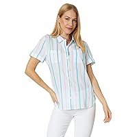 Tommy Hilfiger Women's Stripe Camp Shirt