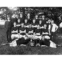 1909-1910 Umgola Football-Soccer Club, N. Ireland Vintage Photograph 8.5