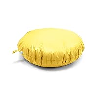 Foamnasium Spot Round Indoor Cushion Foam Floor Pillow for Rest and Active Play, Made in The US, Yellow