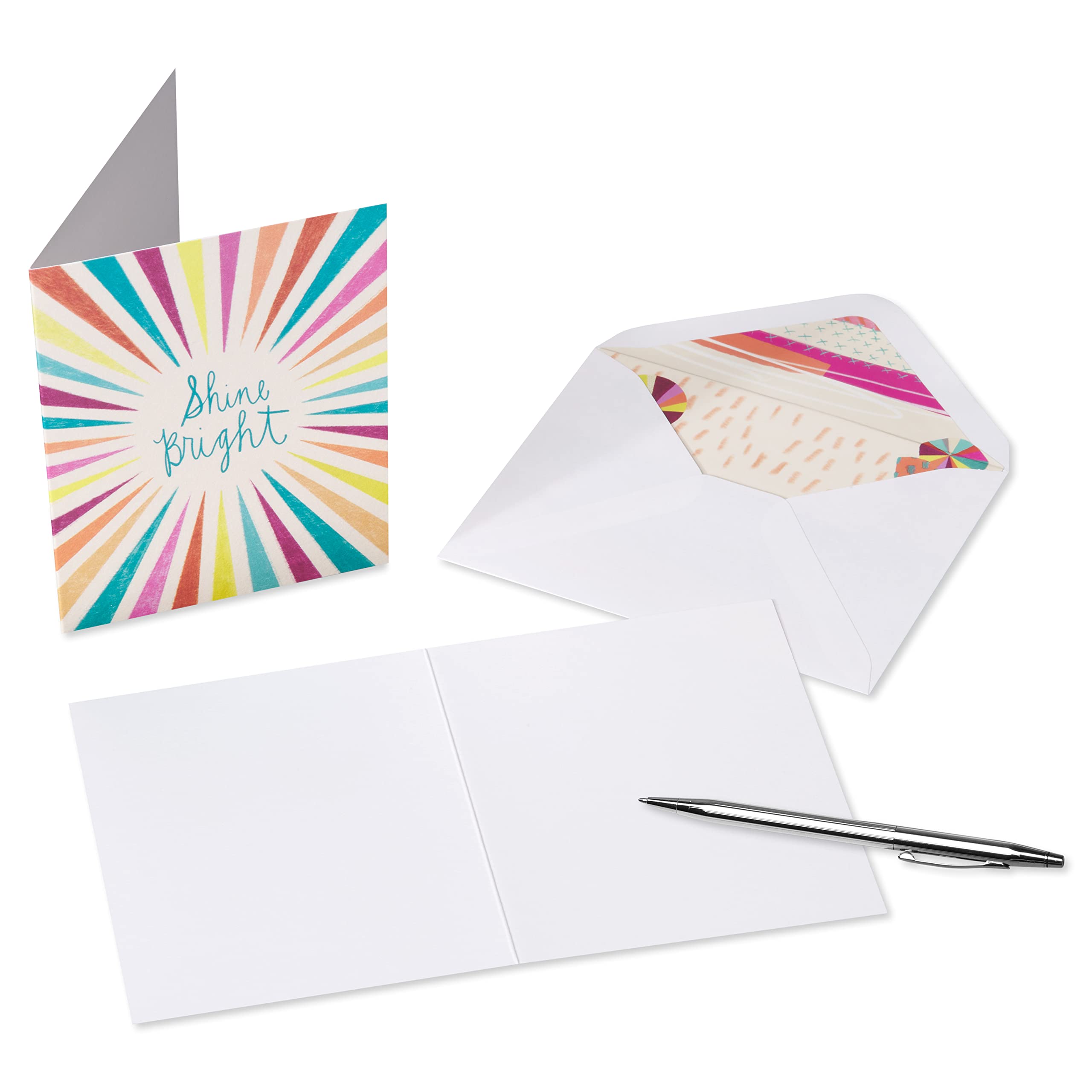 Papyrus Blank Encouragement Cards with Envelopes, Power Affirmations (20-Count)