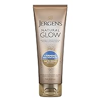 Jergens Natural Glow +FIRMING Body Lotion, Fair to Medium Skin Tone, 7.5 Ounce Sunless Tanning Daily Moisturizer with Collagen and Elastin. Helps to Visibly Reduce Cellulite