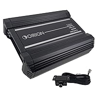 Orion XTR Series XTR1500.1DZ High Power Monoblock Class-D Car Amplifier - 1500W RMS, 1-Ohm Stable, Low-Pass Crossover, Bass Boost Control, MOSFET Power Supply, Bass Knob Included, Made in Korea