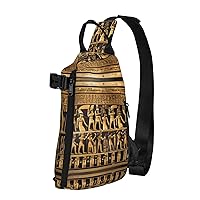 Fantasy Pirate Ship Print Unisex Tactical Shoulder Crossbody Backpack Cross Bag Adjustable Sling Bag