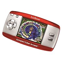 Lexibook, Compact Cyber Arcade Portable Gaming Console, 250 Games, LCD, Red, JL2375RD