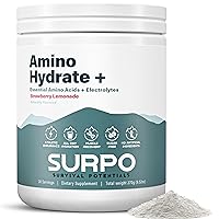 Essential Amino Acids Supplement & Sugar Free Electrolytes Powder – Keto EAA + BCAA Amino Energy Powder – BCAA Electrolyte Hydration Powder Drink for Post Workout Muscle Recovery & Growth, 30 Servings