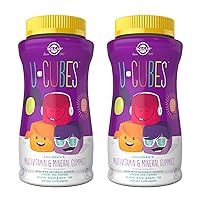 Solgar U-Cubes Children's Multi-Vitamin & Mineral - 120 Gummies, Pack of 2 - Great-Tasting Flavor for Kids Ages 2 & Up - Non-GMO, Gluten Free - 120 Total Servings