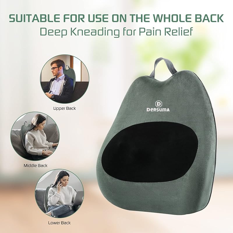 Dersuma Rechargeable Neck Massager Cushion Pillow