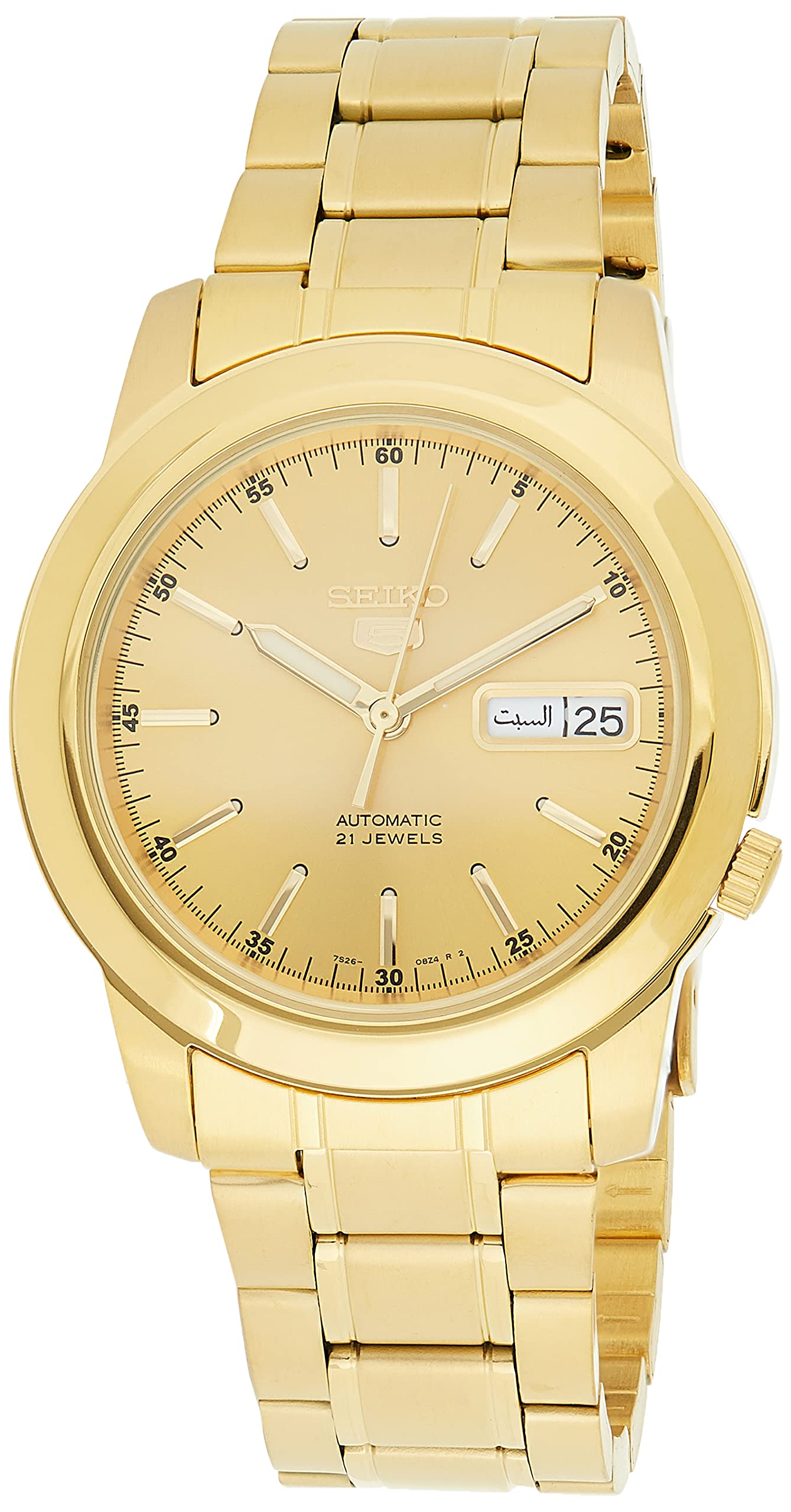 Mua SEIKO Men's SNKE56 5 Automatic Gold Dial Gold-Tone Stainless Steel Watch  trên Amazon Mỹ chính hãng 2023 | Fado