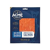 ACME, Nova Smoked Salmon, Pre-sliced, 4 oz