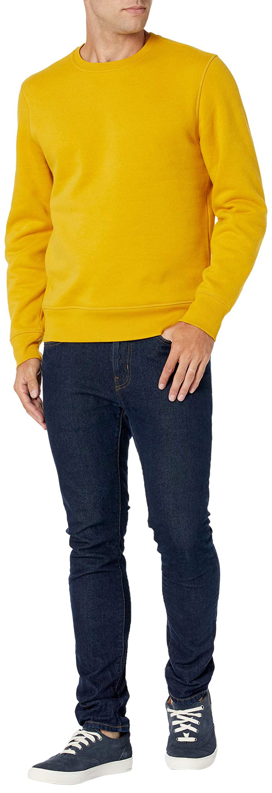 Amazon Essentials Men's Fleece Crewneck Sweatshirt (Available in Big & Tall)