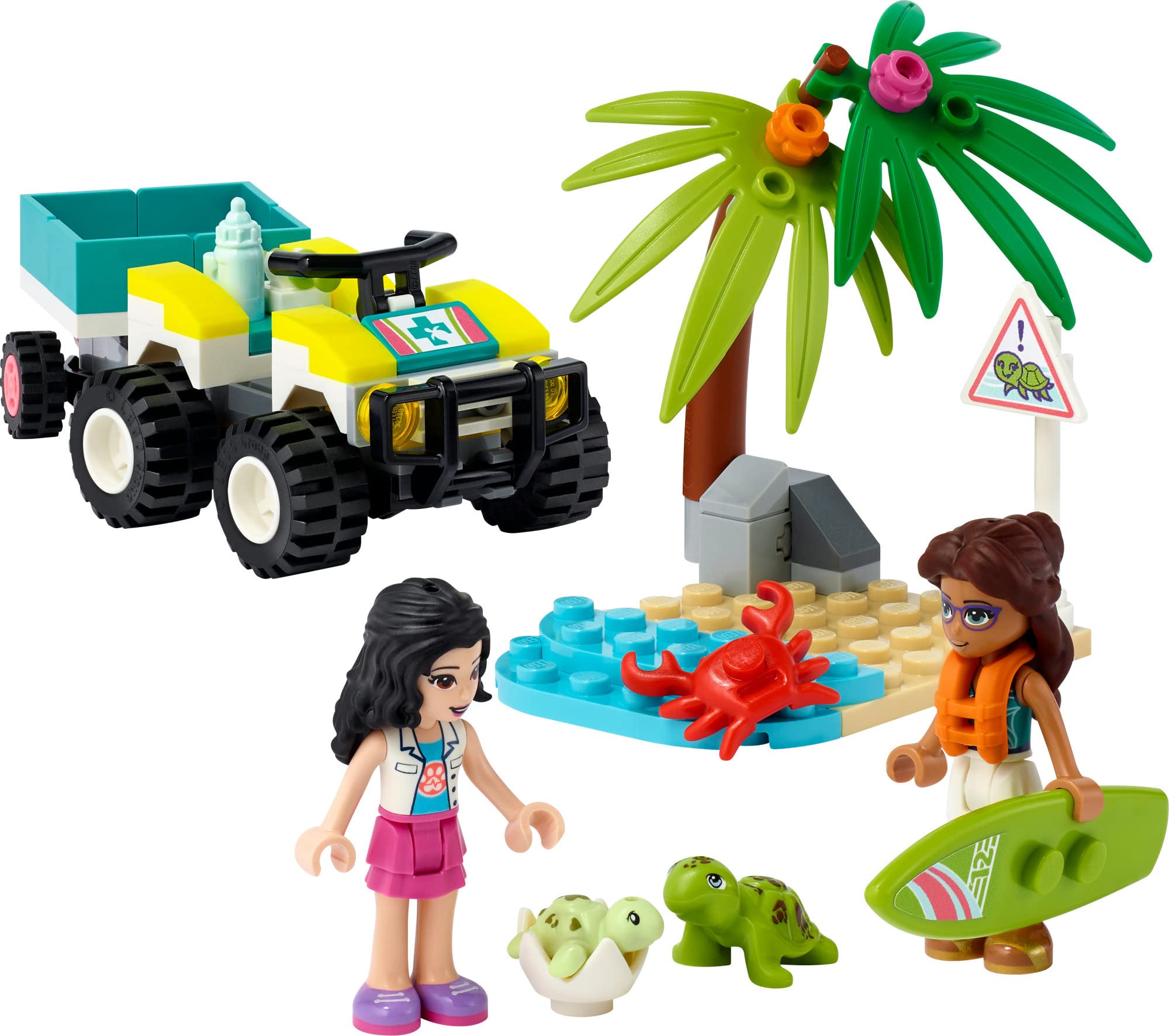 LEGO Friends Turtle Protection Vehicle 41697 Building Toy Set for Kids, Girls, and Boys Ages 6+ (90 Pieces)